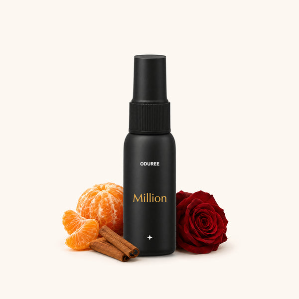 Oduree Million autoparfum spray 30 ml met geurnoten