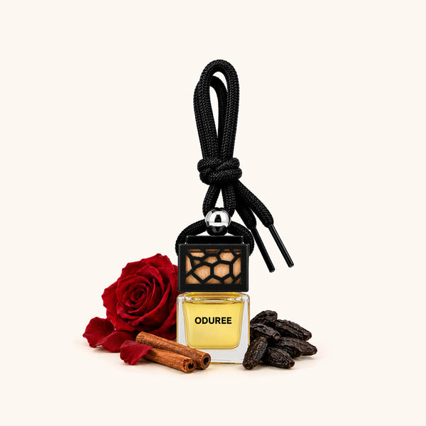 Oduree Arabian Tonka autoparfum hanger met geurnoten