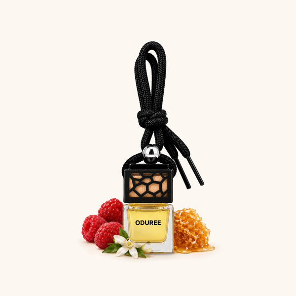 Oduree Lady Millionaire autoparfum hanger met geurnoten