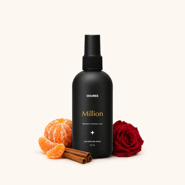 Oduree Million autoparfum spray 100 ml met geurnoten